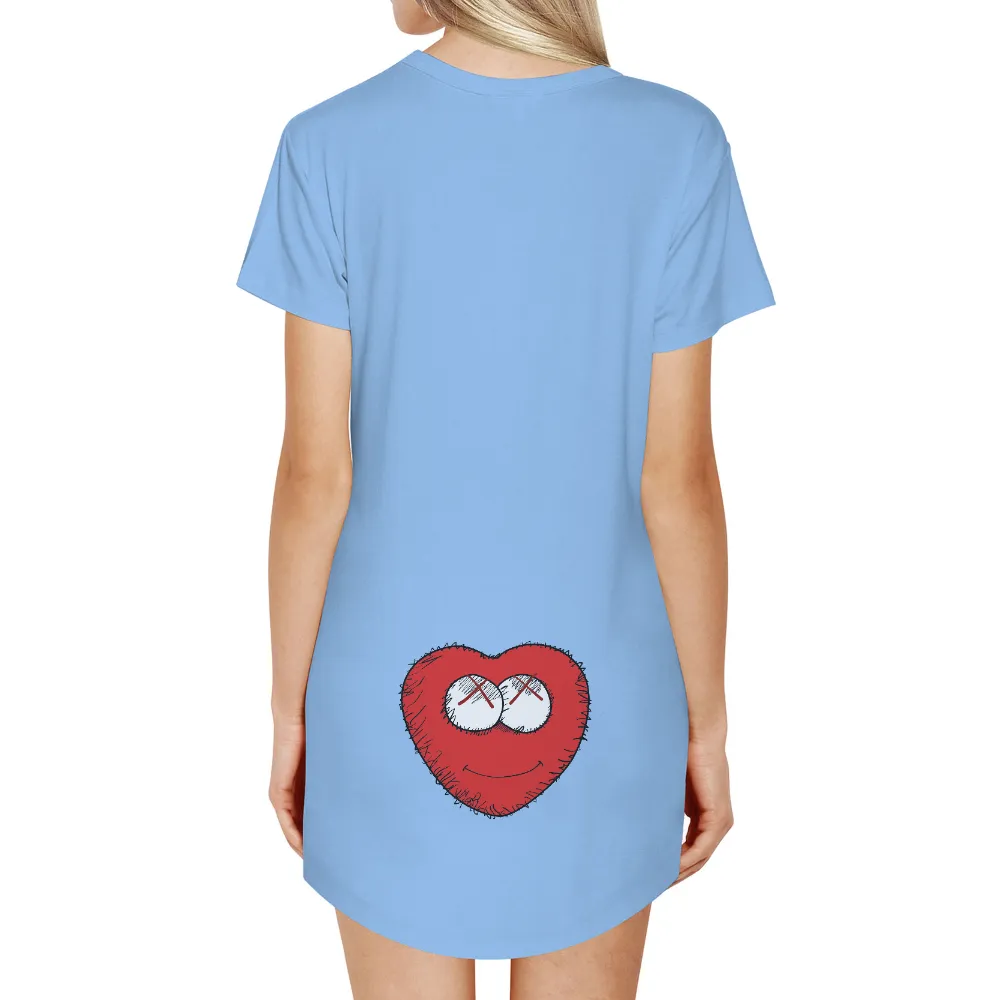 Graphic Tees: Emo Heart - Resilience and Happiness|mlb logo shirt with heart