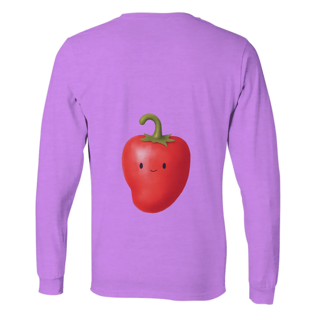 Tee Shirts Printed: Pete the Red Pepper - Cheerful and Unique|new design shirt 2022