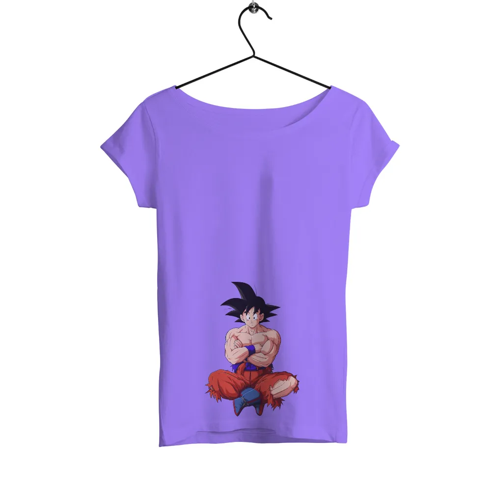 T-Shirt Printing: Goku's Unwavering Spirit - Anime Warrior Design|dragon ball z nba t shirt