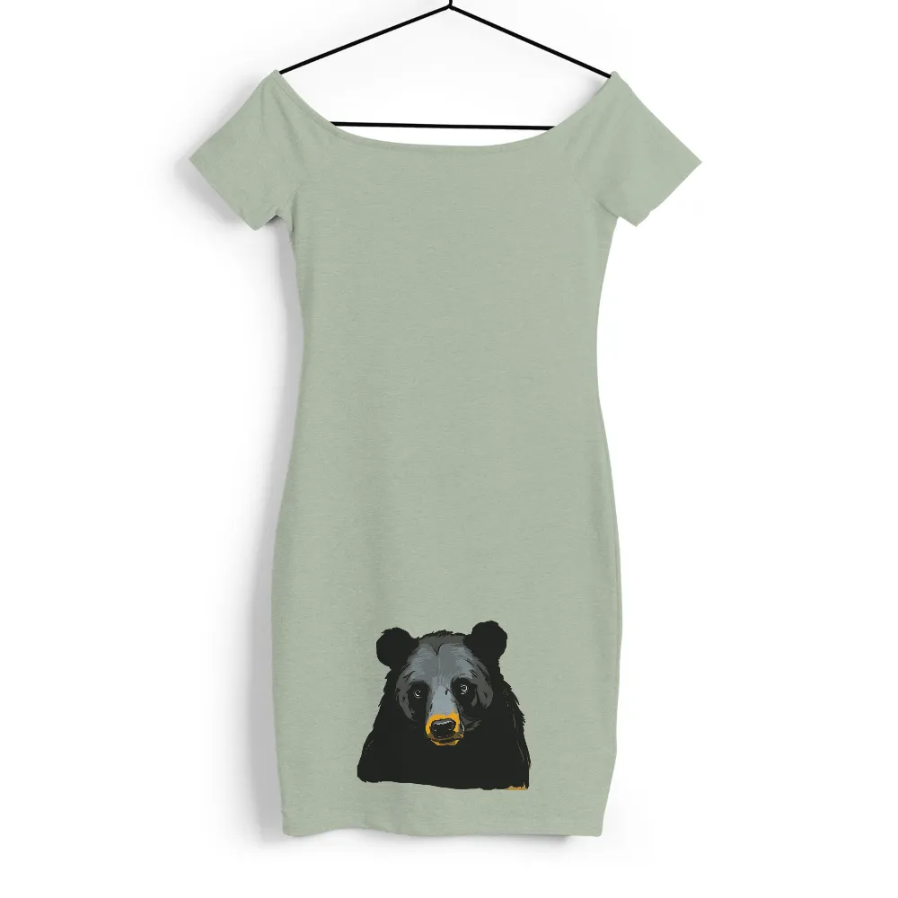 Tee Shirts Printed: Boris the Wise Bear - Artistic Designs|trippy bear shirt