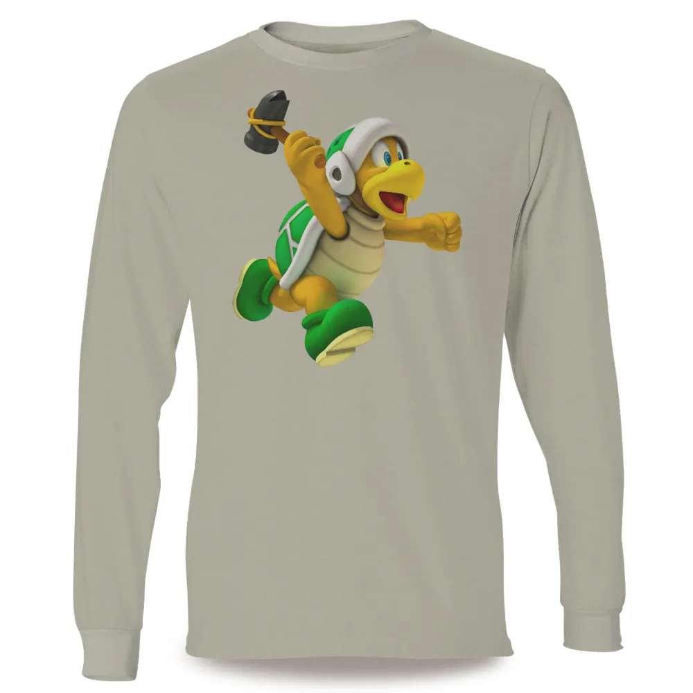 T-Shirts Design: Retro Gaming Adventure with Koopa Troopa|summer surf retro casual tee