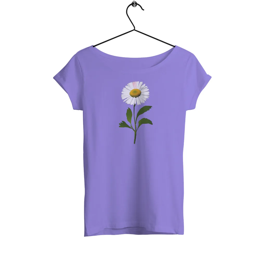 Custom Tee Shirts: Unique Daisy - Artistic Design|collar t shirt design maker