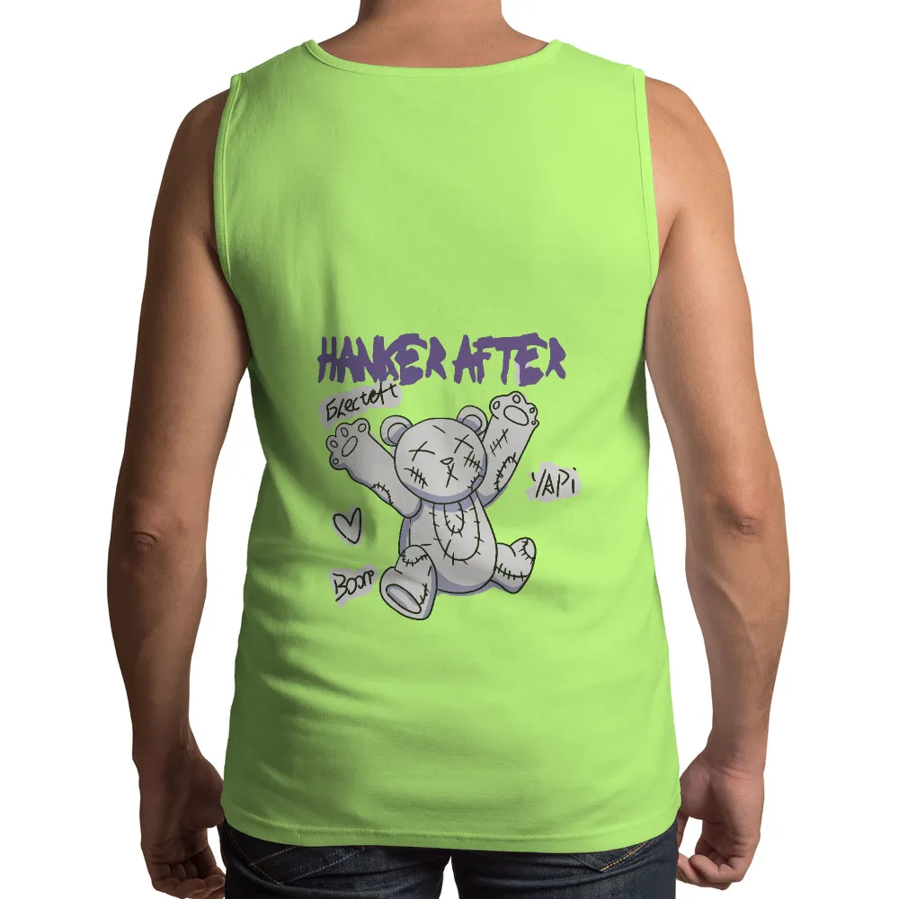 TShirt Design: Boop the Purple Teddy Bear - Healing and Joy|purple easter shirt