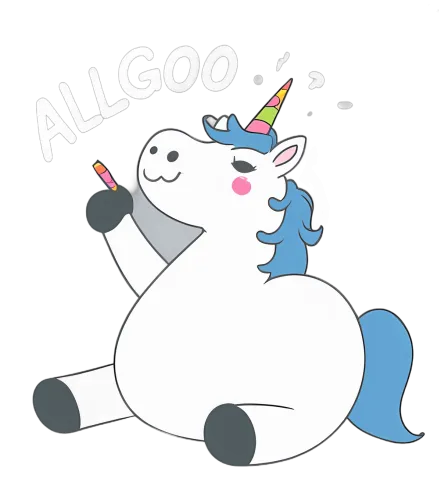 Tee Shirts Printed: Allgoo the Unicorn Brings Joy and Laughter