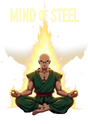 Mind of Steel - dragon ball t shirt