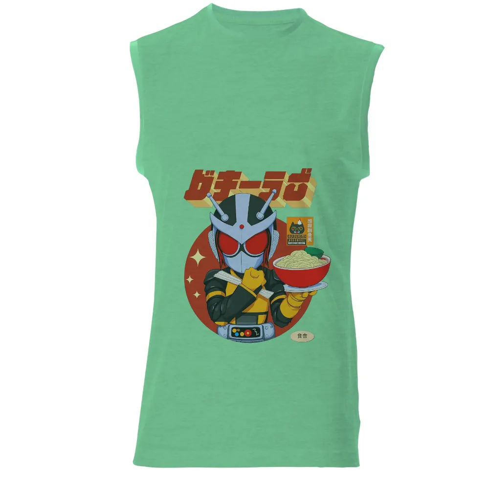 Graphic Tees: Heroic Noodle Lover - Anime Pop Culture|Pop culture influence