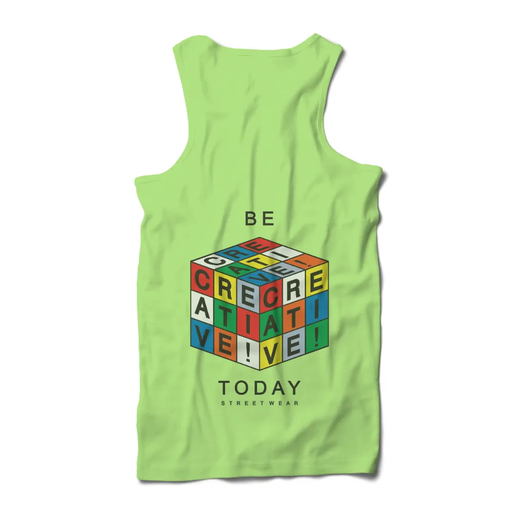 Custom Tee Shirts: Be Creative Today with Vibrant Rubik's Cube Design|men's art cotton colorful printed loose casual shirts