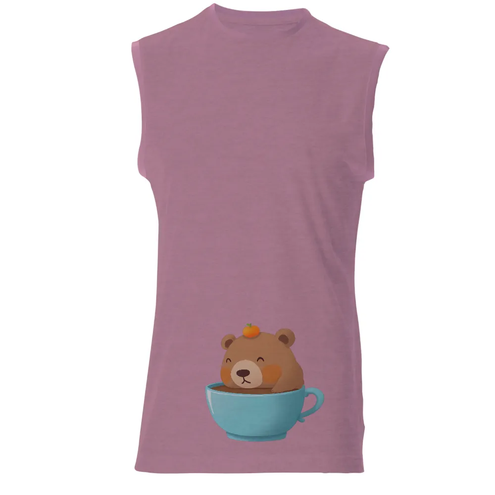 TShirt Printing: Cozy Bear in a Mug - Comfort and Joy|happy rainbow t shirt