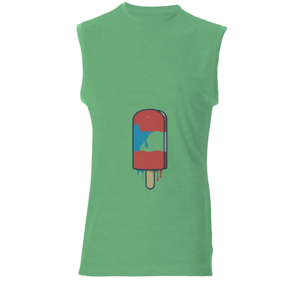 T-Shirts Pattern: Melting Ice Cream Pop - Artistic Designs|target rainbow ice cream shirt