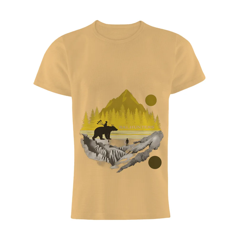 Customized Tee Shirts: Adventure Awaits with RALHUNTERS| forest silhouette