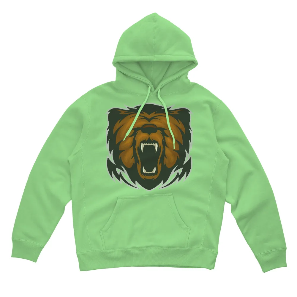 T-Shirt Printing: Embrace Your Inner Strength with the Mighty Bear Design|freedom graffiti