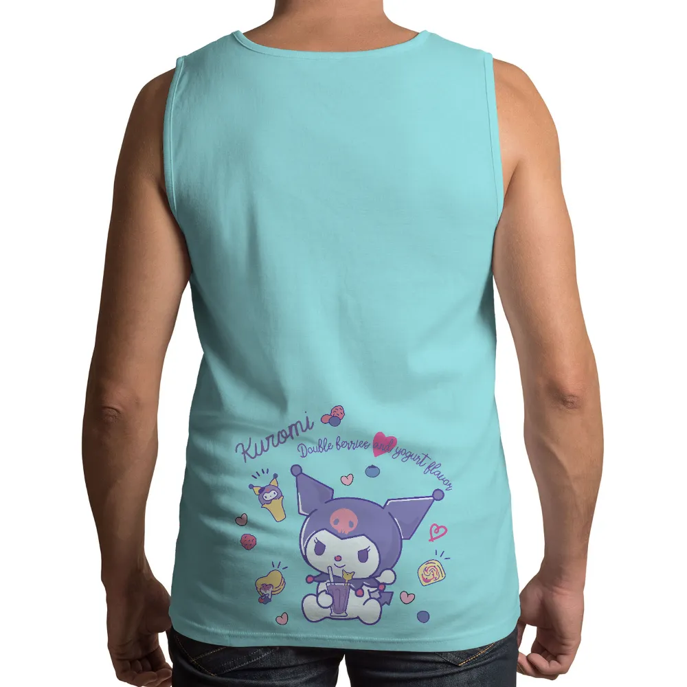 T-Shirts Custom: Kuroni's Sweet Joy with Double Berries and Yogurt Shake|cute spring shirts for women