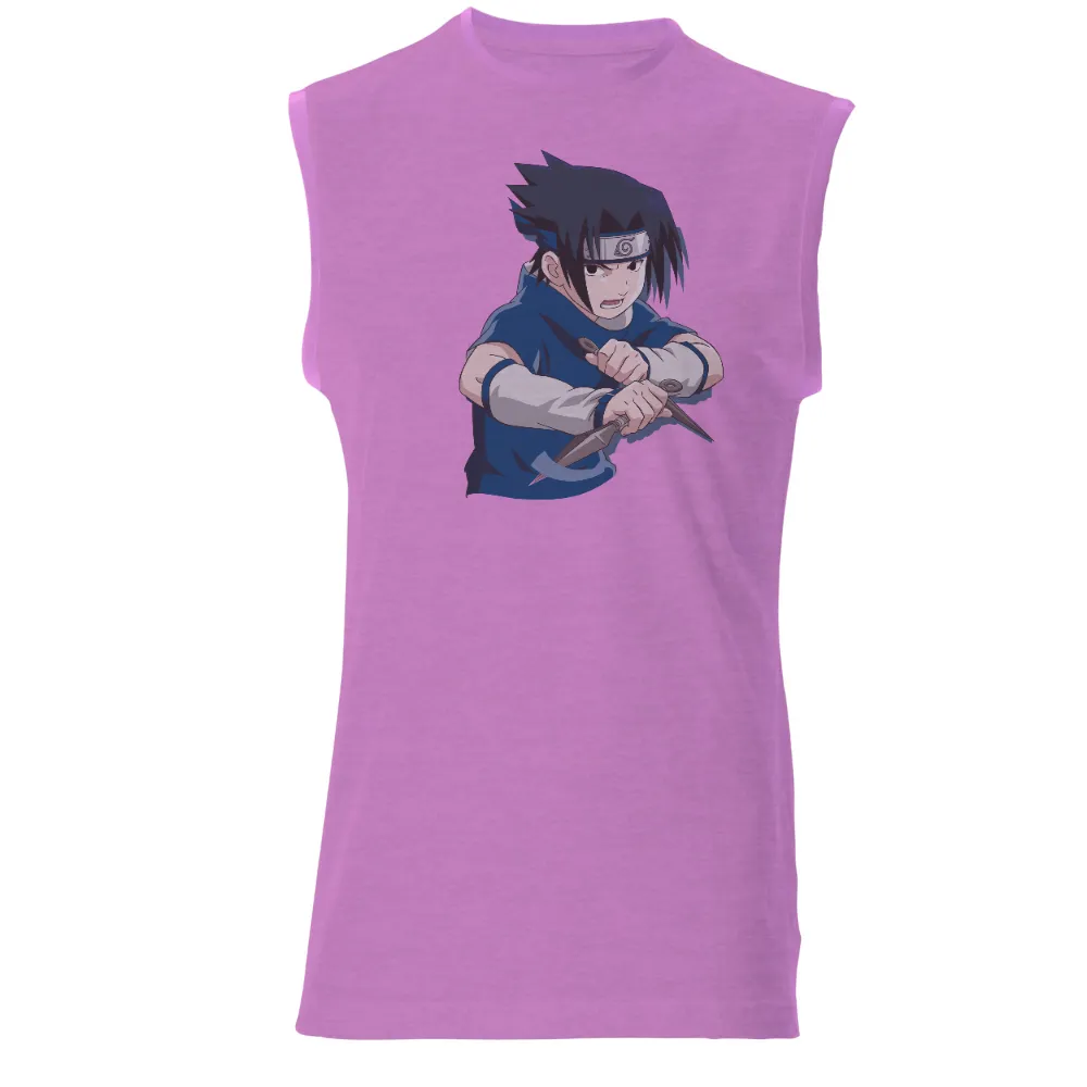 Sasuke T-Shirt Printing: Battle-Ready Ninja Design|blue moon long sleeve t shirt