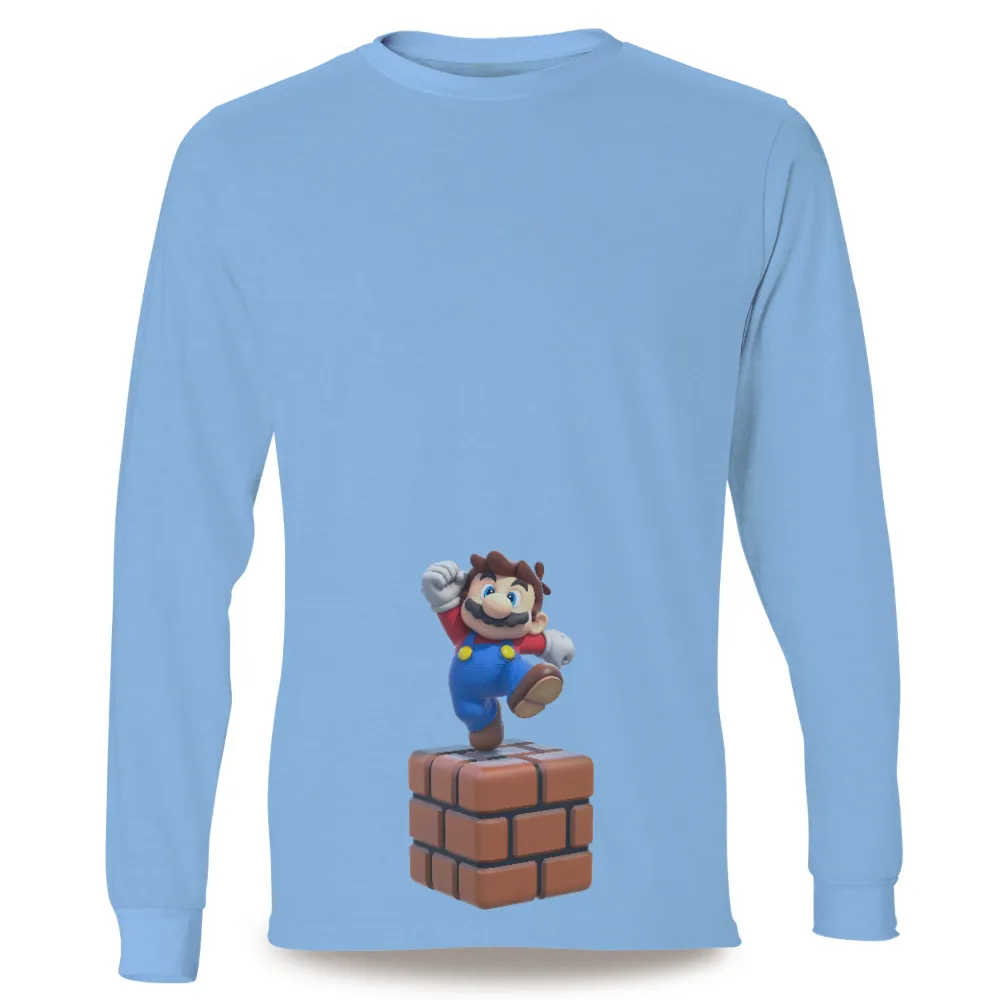 Shirts Graphic Tees: Celebrate Adventure with Iconic Video Game Character|video game class t shirt