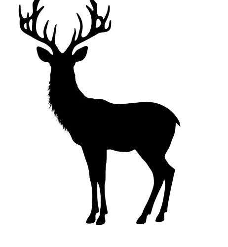 Thorne: A Majestic Stag T-Shirt Design