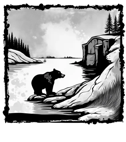 T-Shirt Printing: Thorne the Bear - Nature's Guardian