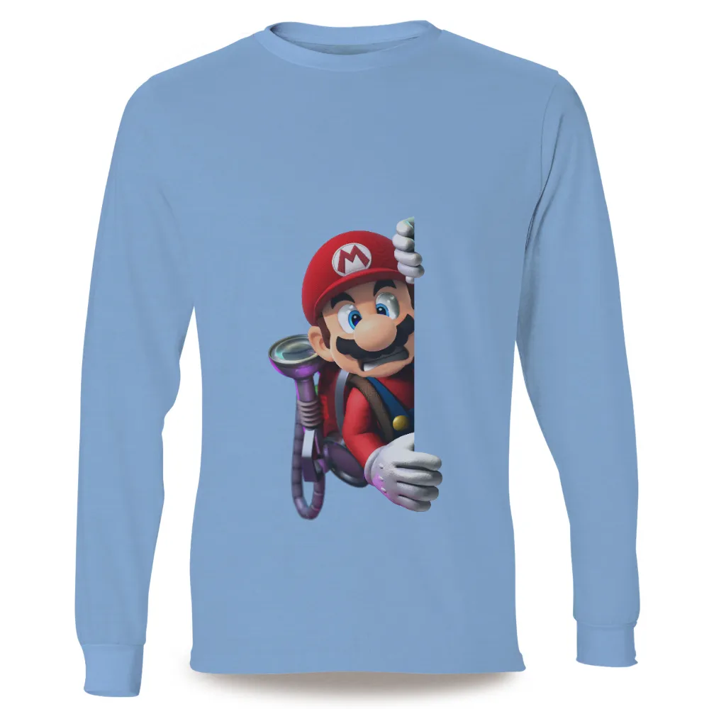 T-Shirts Design: Mario's Mischievous Adventure|mario rabbids kingdom battle shirt