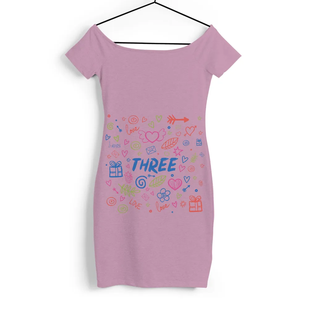 Tee Shirt Printing: Whimsical Love & Celebration Design|love valentine shirt