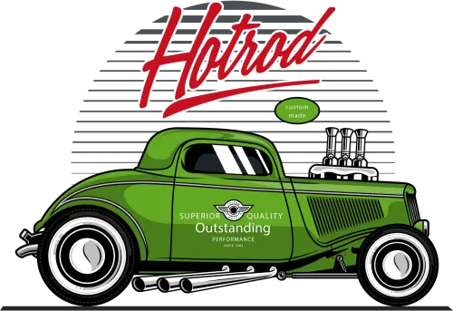 T-Shirts Custom: Hot Rod - Superior Quality, Outstanding Performance