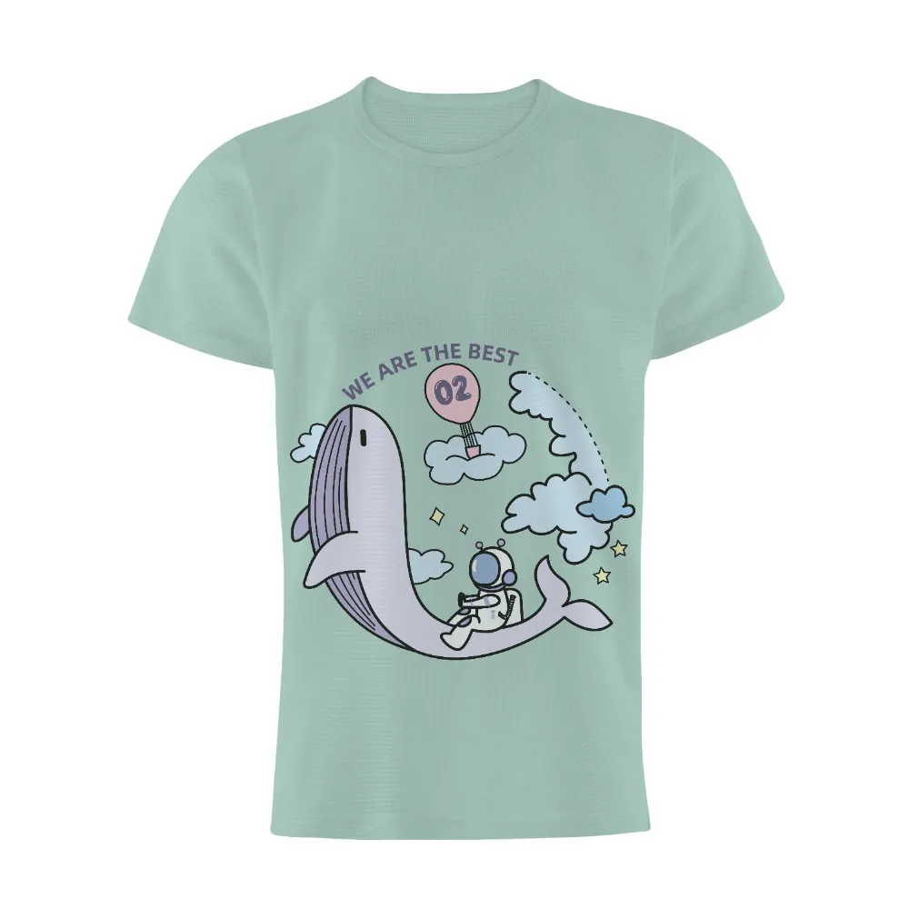 T-Shirt Printing: Explore Dreams with Astronaut and Whale|ancient astronaut theorist t shirt