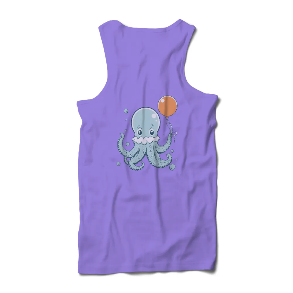 Tee Shirts Printed: Ollie the Octopus with Balloon - Funny & Quotes|octopus jungle trousers