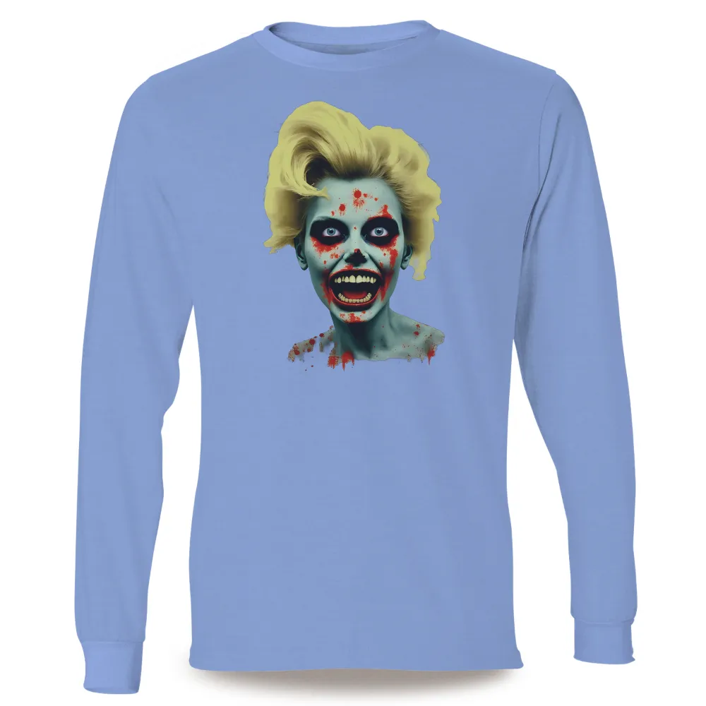 Unleash the Undead Aesthetic: Zombie Horror Graphic Design|textile t shirt design