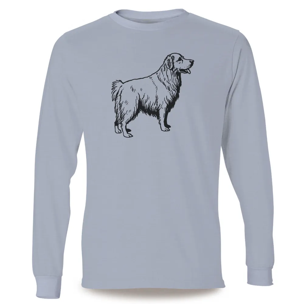 Shirts Graphic Tees: Max the Loyal Dog Silhouette|michael rios special artist tee