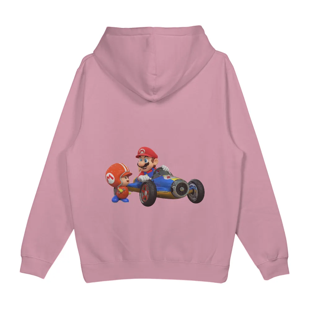 TShirt Design: Mario and Mechanic Racing Together|mario strikers battle league shirt