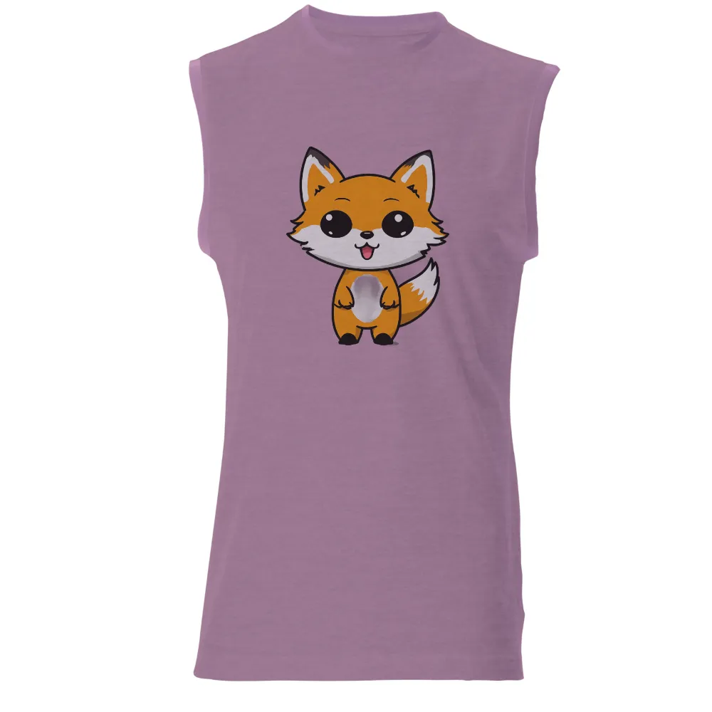 T-Shirts Design: Embrace Joy with Fuzzy the Fox|cute shirts for dads