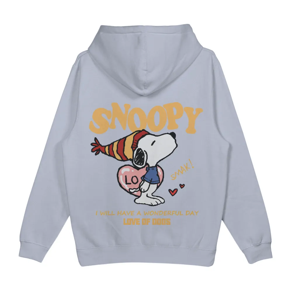 Shirts Graphic Tees: Snoopy's Love of Dogs - Spread Joy and Positivity|heart shirts for valentine's day