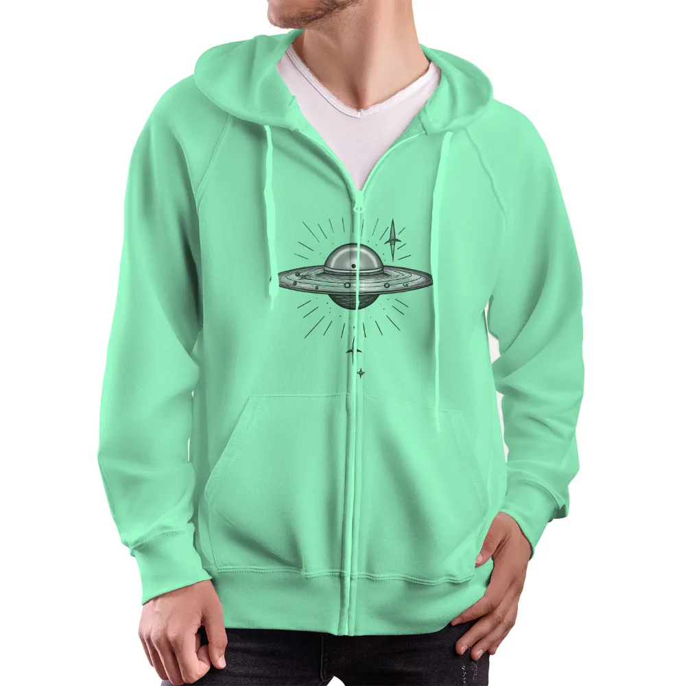 Tee Shirt Printing: Mysterious UFO Encounter - Artistic Designs|kith space jam shirt