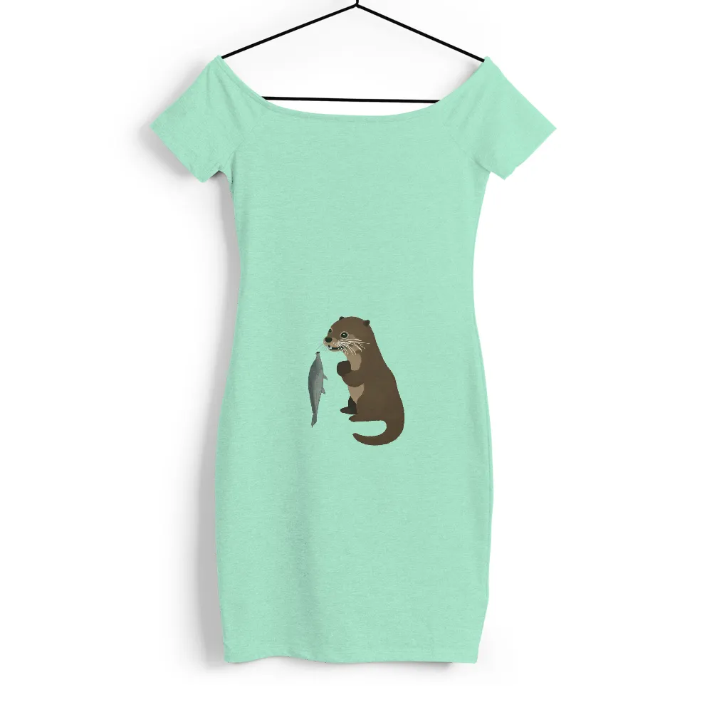 Ollie the Otter: Fishing Adventures - TShirt Printing|design your own fishing t shirts