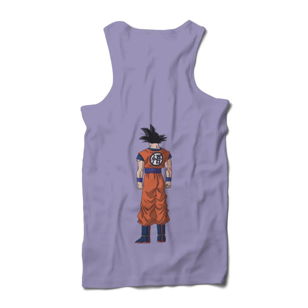 T-Shirts Design: Goku's Unyielding Spirit|goku with no shirt