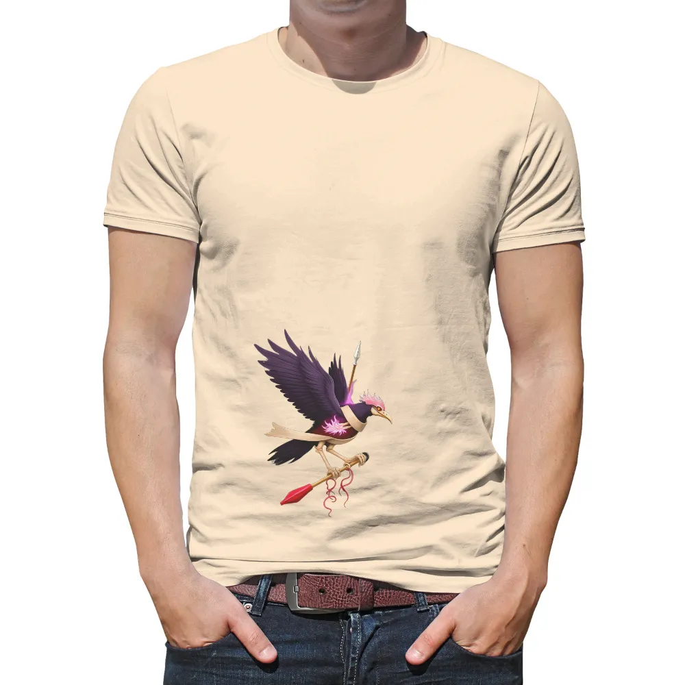 T-Shirts Custom: Shadow Hawk Warrior - Mythical Creature Art|pokemon magic shirt 1999