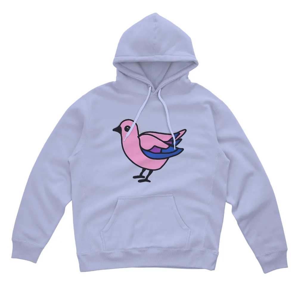 TShirt Printing: Spread Joy with Lila the Pink Bird|t shirt roblox black pink