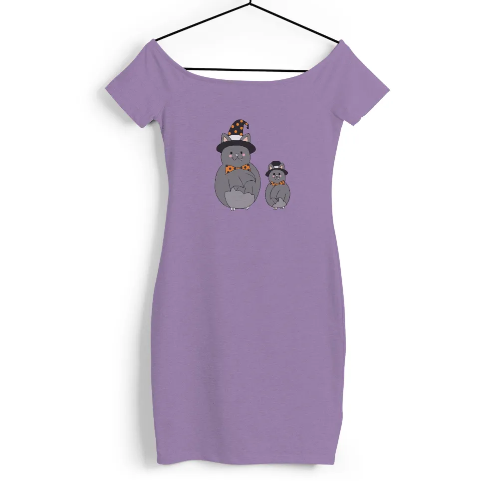 Graphic Tees: Adorable Bat Duo in Halloween Costumes|cute teacher valentine shirts