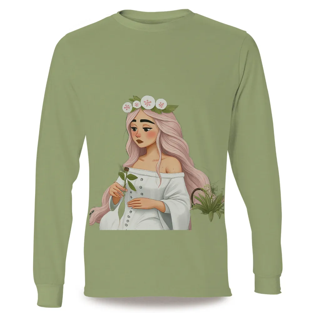 Customized Tee Shirts: Elara, the Nature Guardian|pokemon forest shirt