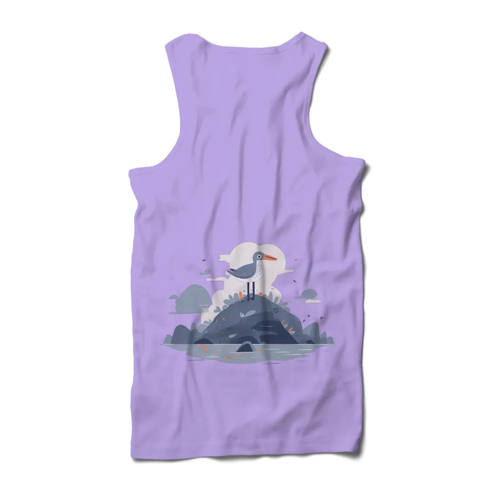 Seagull Serenity Graphic: Embrace Nature's Tranquility|roblox t shirt the rock