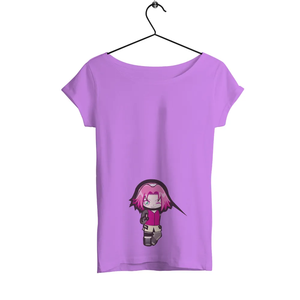 Graphic Tees: Sakura's Adventure - Anime Minimalist Design|adventure time dancing with monsters shirt