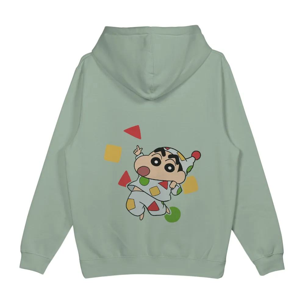 Shin-chan Clown Costume: Shirts Graphic Tees | Playful and Colorful Anime Design|happy crimus it's chrismun