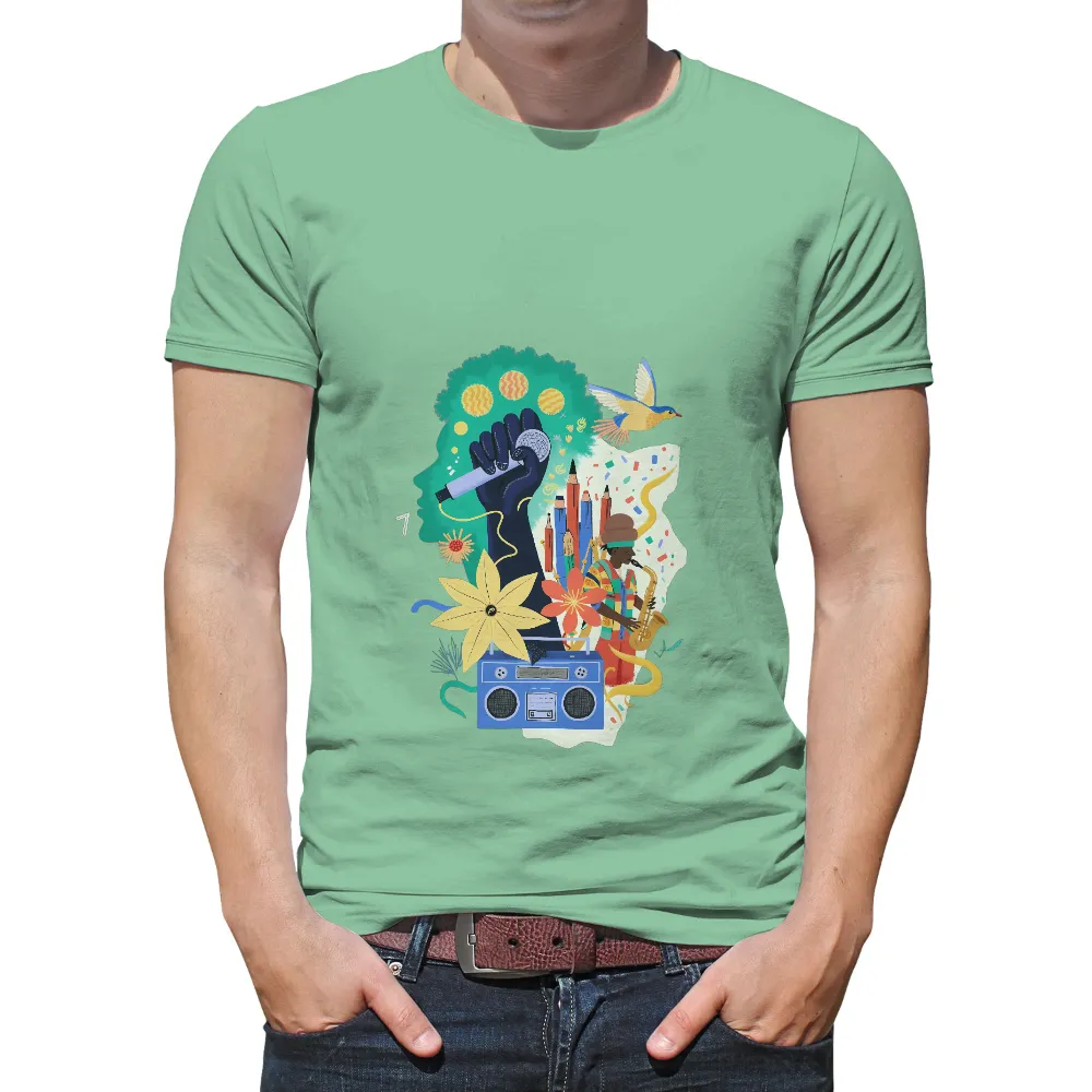 TShirt Design: Express Your Creativity with Music and Art| artistic tools