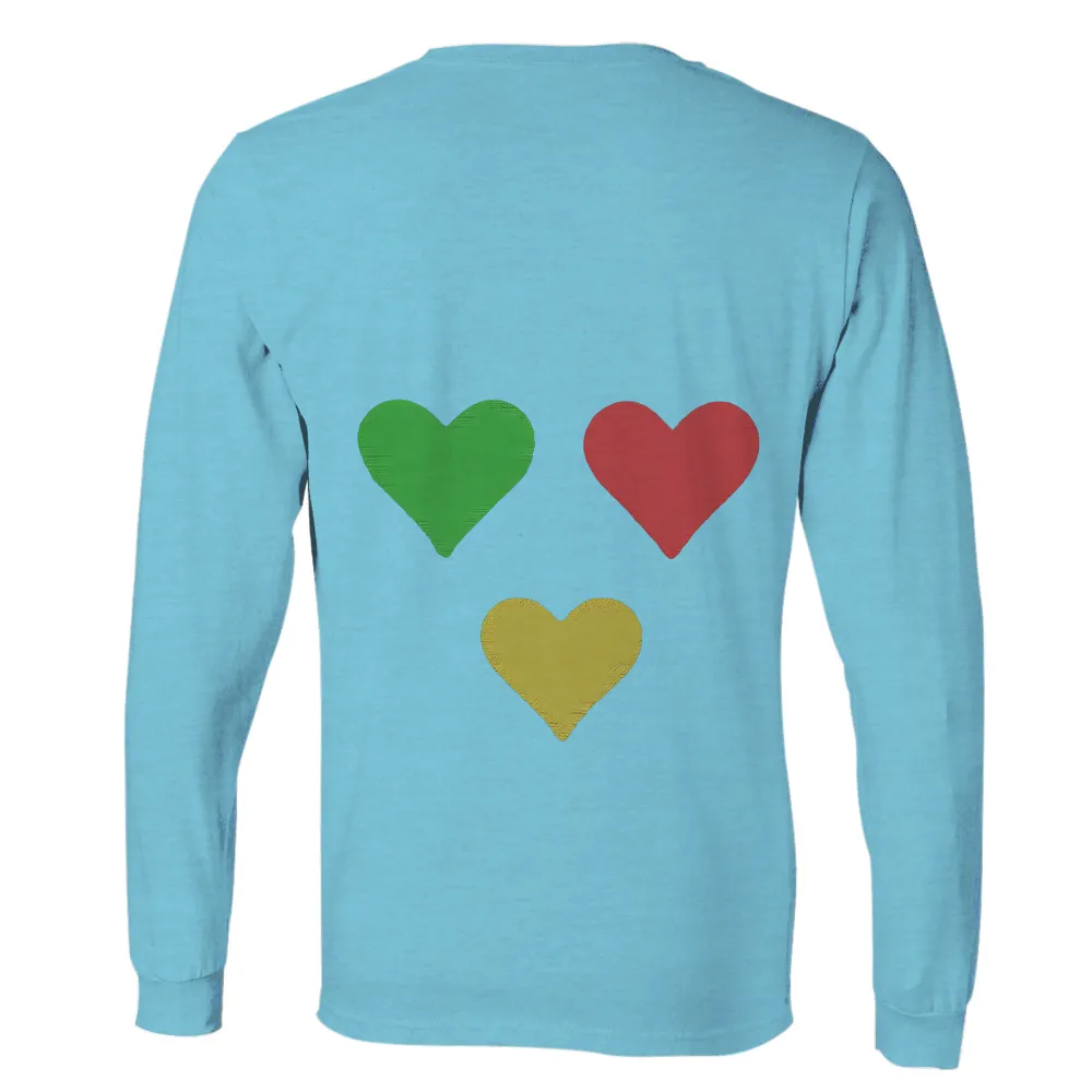 T-Shirt Printing: Hearts of Unity and Love|dad a sons first hero a daughters first love shirt