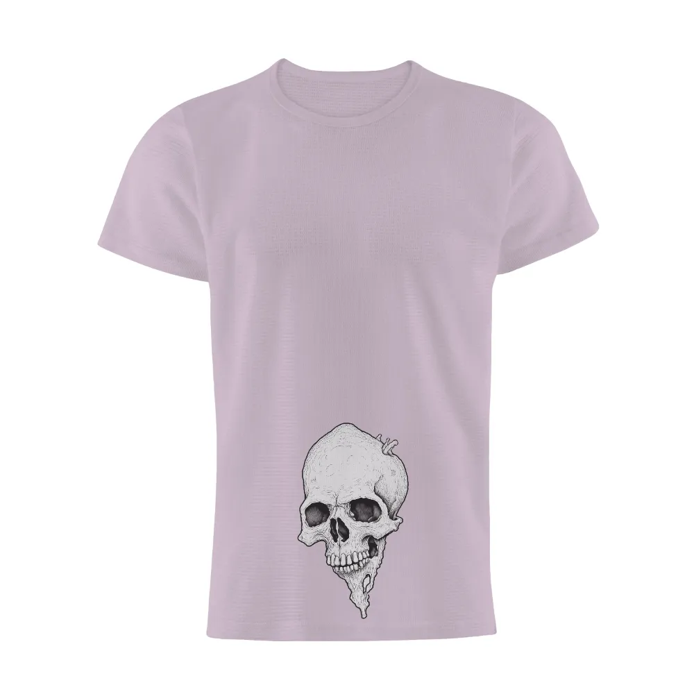 TShirt Design: Surreal Skull with Apple - Life and Death Cycle| life and death cycle