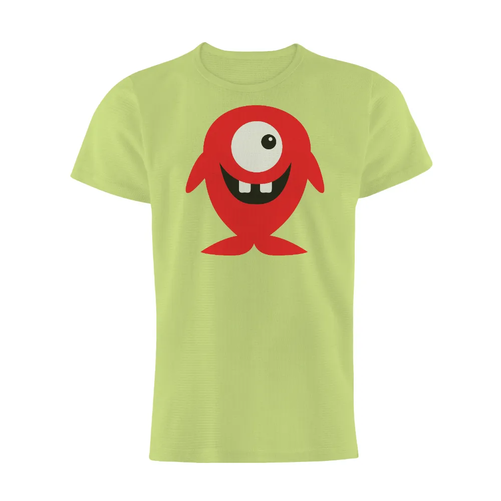 Shirts Graphic Tees: Spread Joy with Reddy the One-Eyed Monster|red valentine t shirt