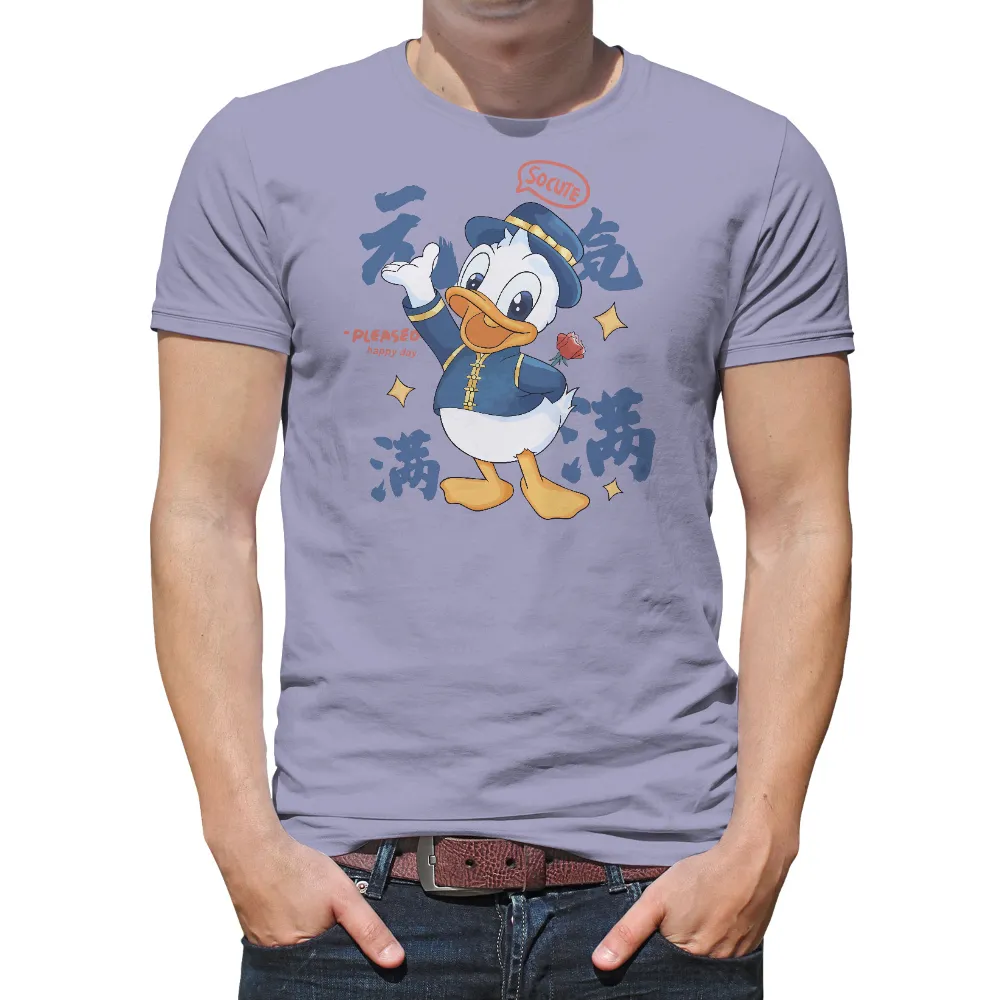 Graphic Tees: Donald Duck's So Cute Happy Day|roblox elegant t shirt