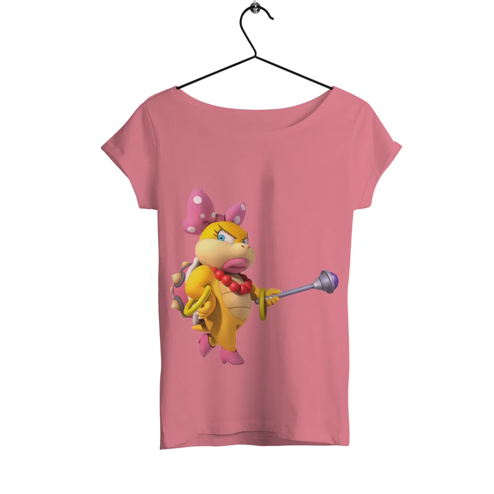 Custom Tee Shirts: Pauline's Power Tool - Gaming Icon|cartoon character with blue shirt