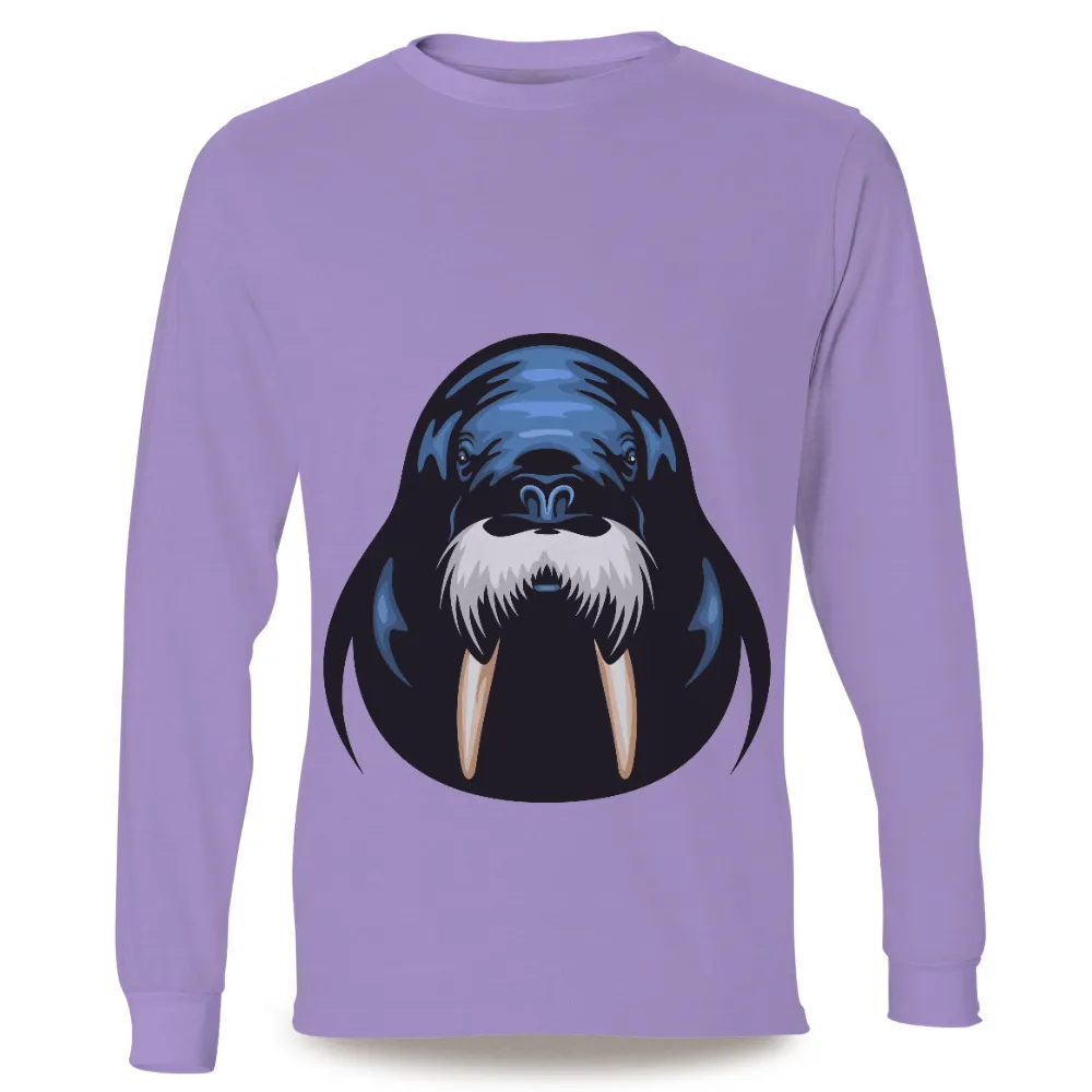 Custom Tee Shirts: Wise Walrus - Artistic Designs|white and pink skeleton shirt