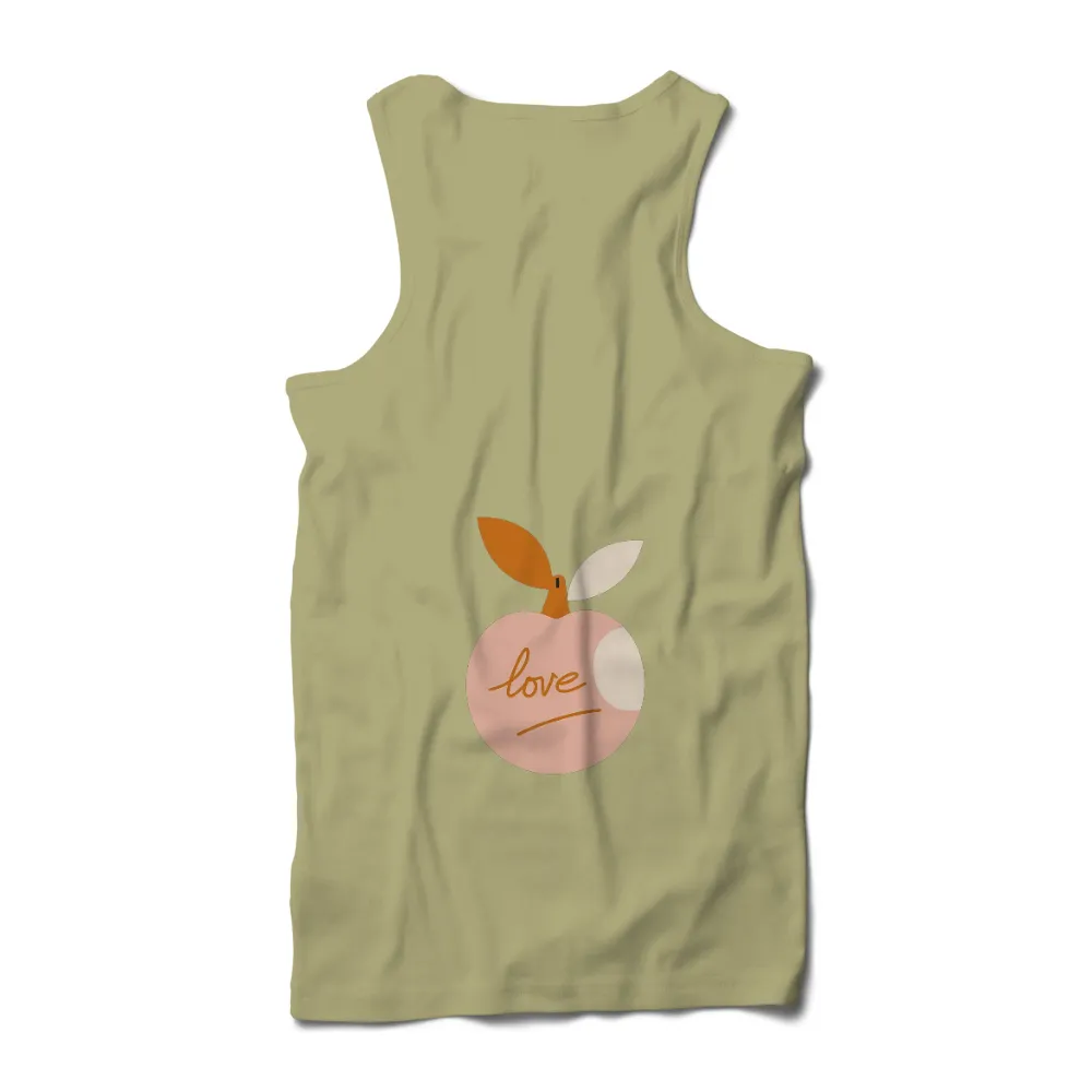 Custom Tee Shirts: Peach Love - Spread Positivity and Simple Joys|white cute t shirt roblox