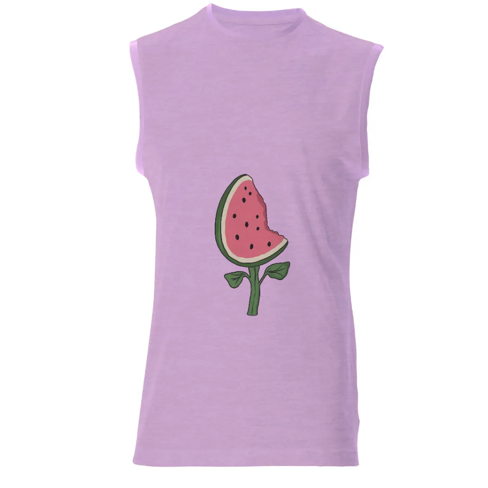 T-Shirt Printing: Whimsical Watermelon Slice - Artistic Designs|summer 2022 shirt