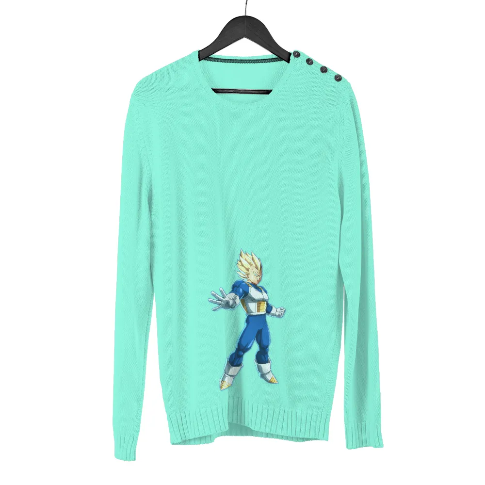 Custom Tee Shirts: Super Saiyan Vegeta - Anime Warrior Power|vegeta t shirt hot topic